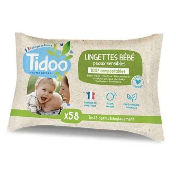 A-112-2.jpg TIDOO LINGETTES BEBE 58 UNITES