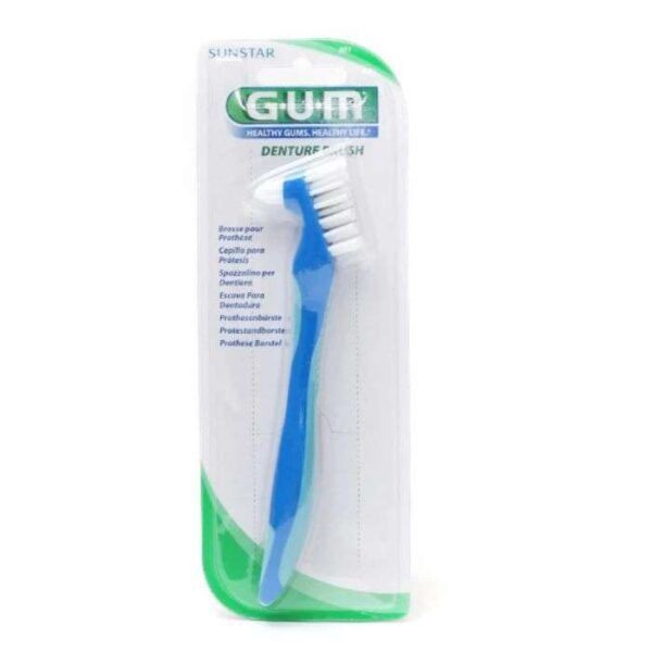 GUM BROSSE A DENTS PROTHESE SPECIAL DENTIER AVEC 2 TETES
