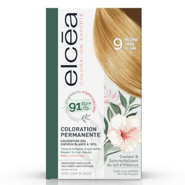 ELCEA COLORATION PERMANENTE 9 BLOND TRES CLAIR
