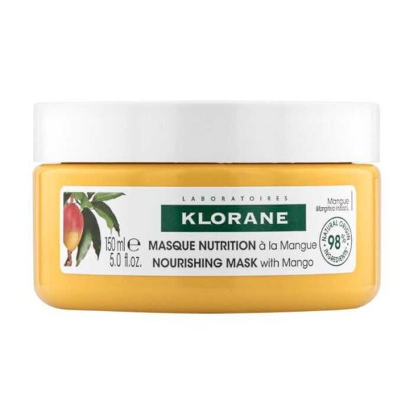 A-89-1.jpg KLORANE BEURRE DE MANGUE MASQUE REPARATEUR NUTRITION INTENSE 150 ML